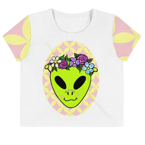 May Queen Martian- Crop Tee