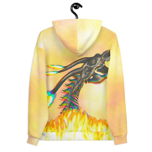 From The Flame-Print All Over, Unisex Hoodie