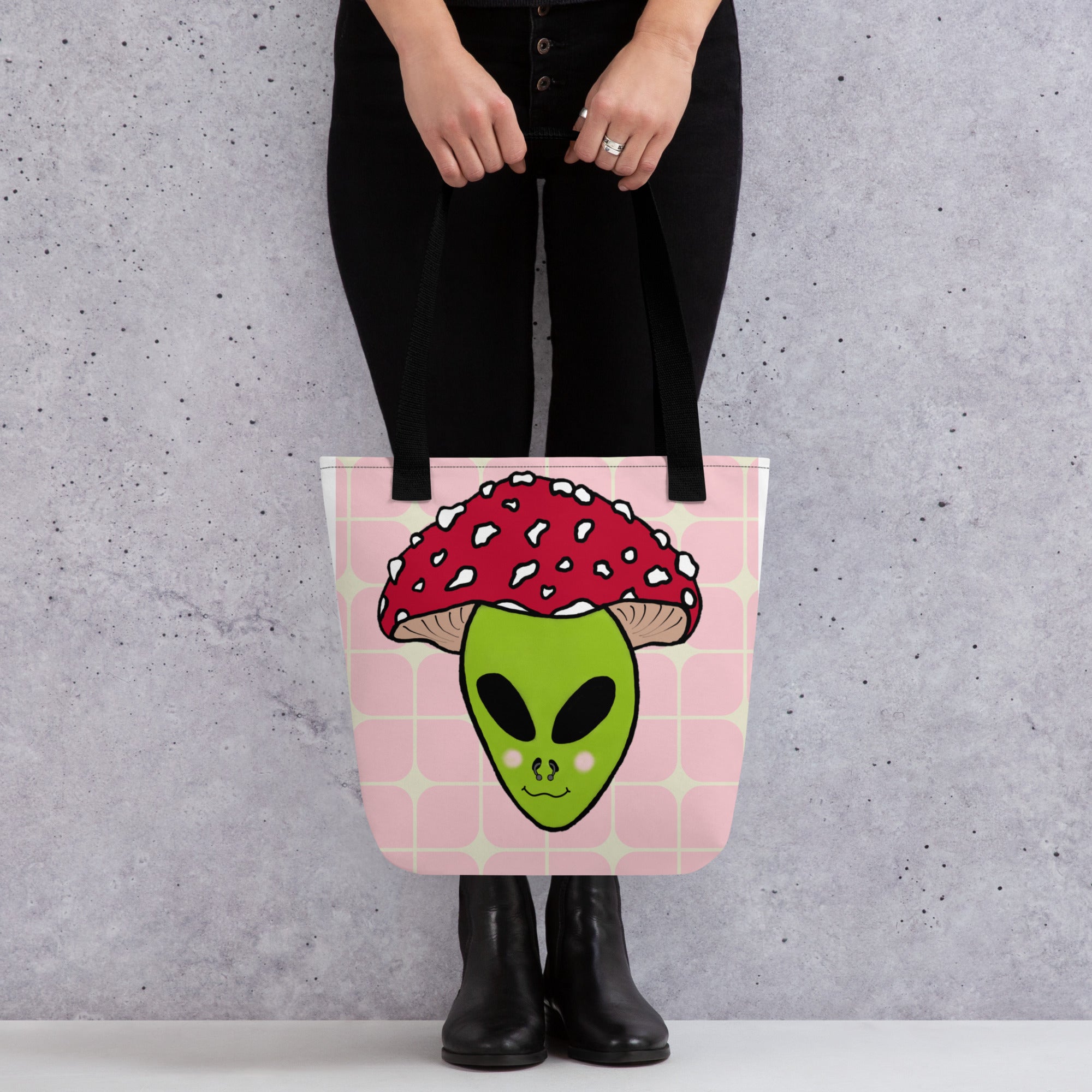 Amanita Alien- Tote Bag