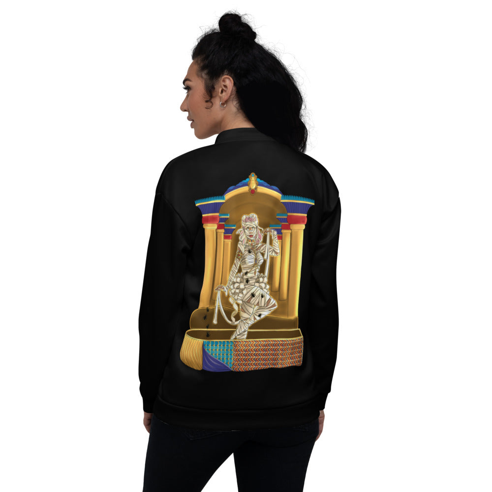 The Relic- Unisex Bomber Jacket, Black