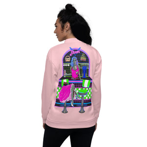 The Soda Jerk- Unisex Bomber Jacket, Pink