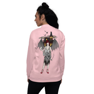 The Mistress- Unisex Bomber Jacket, Pink