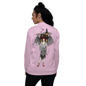 The Mistress- Unisex Bomber Jacket, Lilac