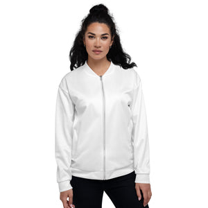 The Basilisk- Unisex Bomber Jacket, White