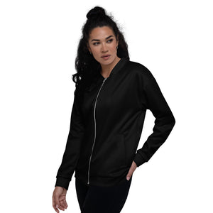 The Archer- Unisex Bomber Jacket, Black