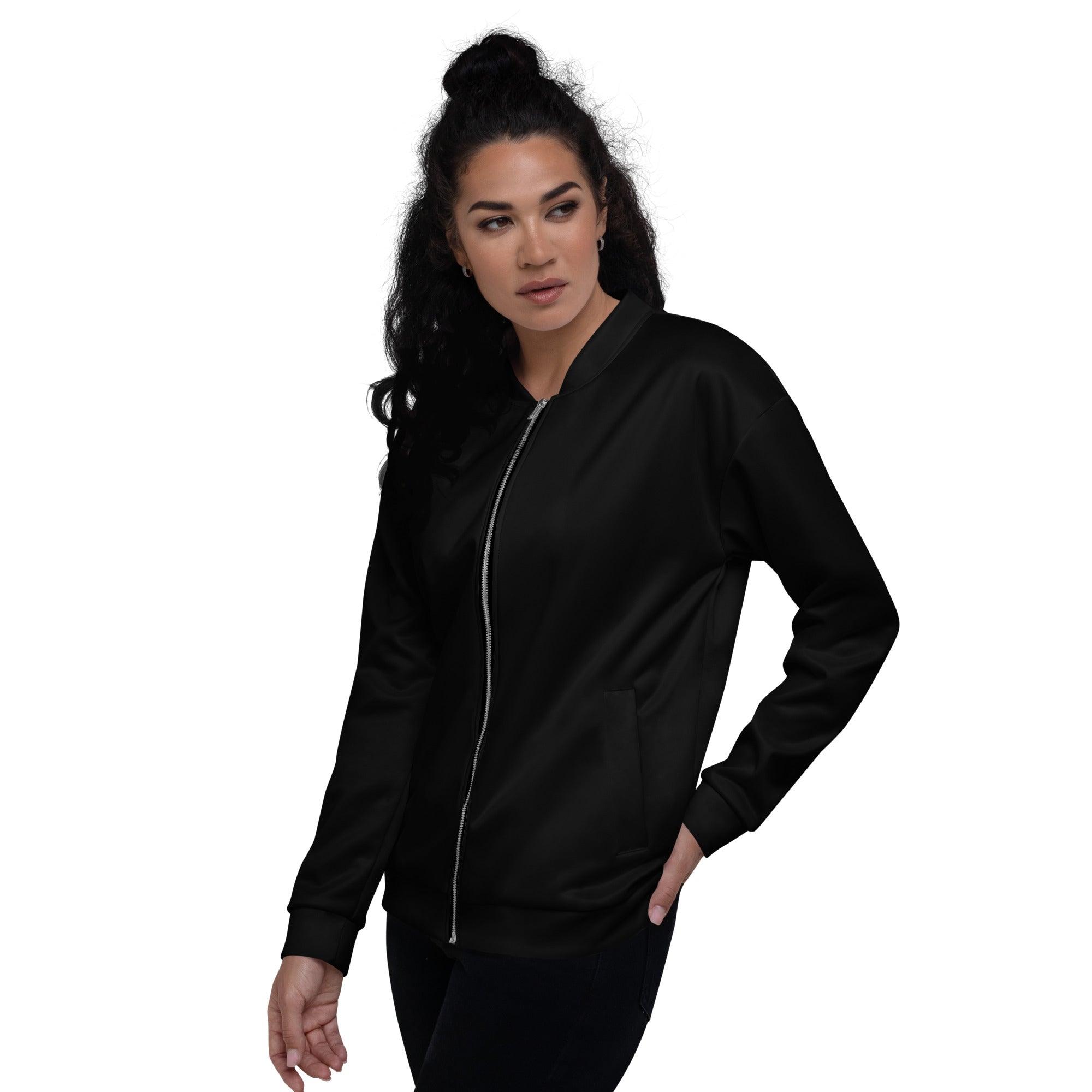 The Mage- Unisex Bomber Jacket, Black