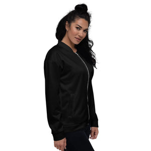 The Hydra- Unisex Bomber Jacket, Black