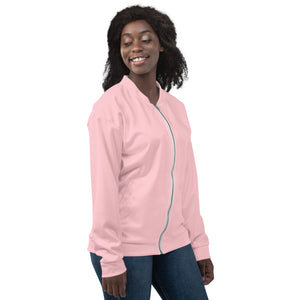 The Prism- Unisex Bomber Jacket, Pink