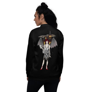 The Mistress- Unisex Bomber Jacket, Black