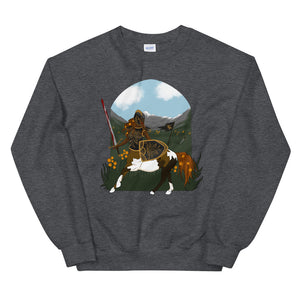 The Shield-Maiden: Unisex Sweatshirt