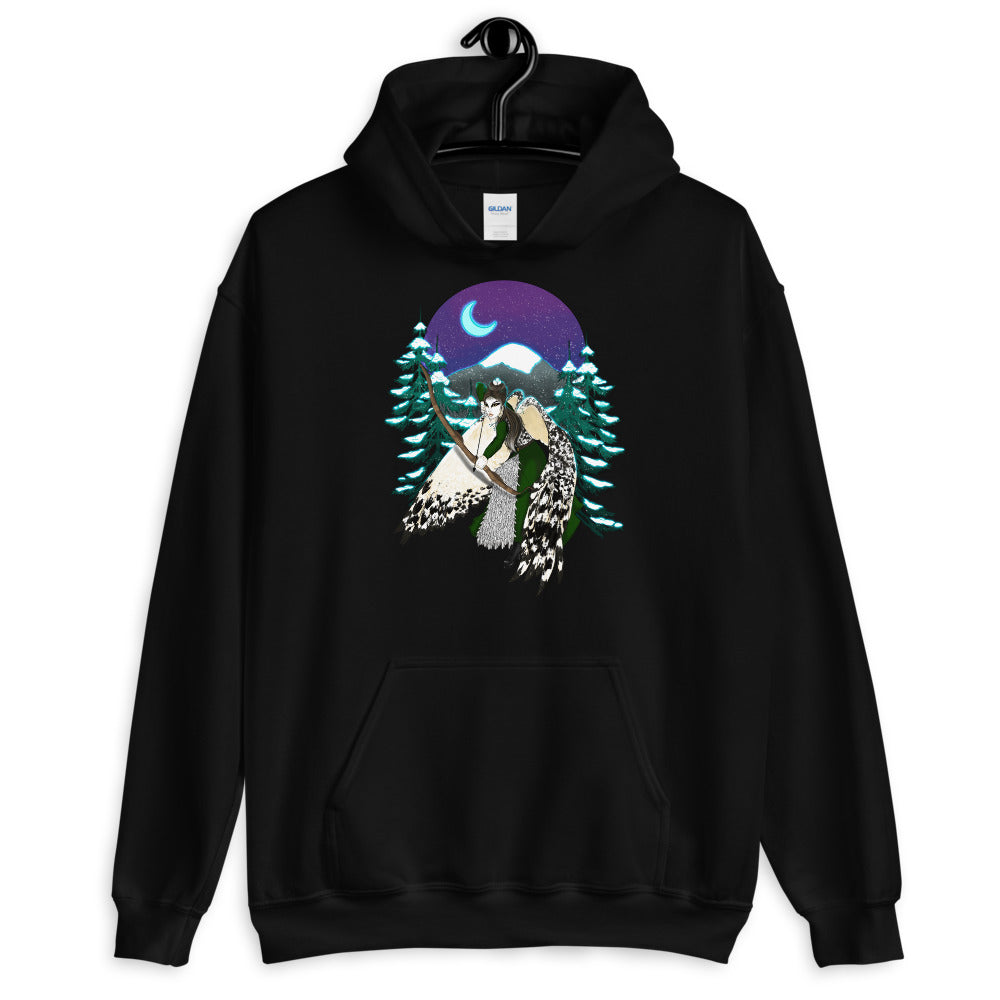 The Archer- Unisex Hoodie, Front Print