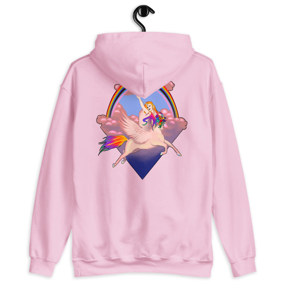 The Prism- Unisex Hoodie, Back Print