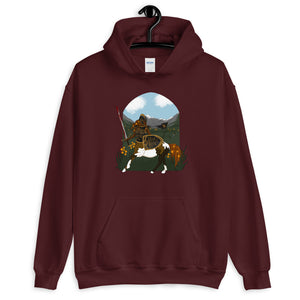 The Shield-Maiden: Unisex Hoodie, Front Print