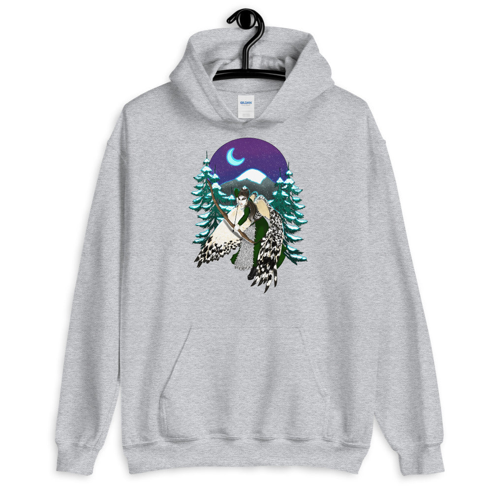 The Archer- Unisex Hoodie, Front Print