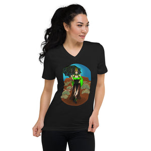 The Basilisk- Unisex Short Sleeve V-Neck T-Shirt