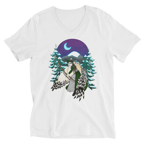 The Archer- Unisex Short Sleeve V-Neck T-Shirt