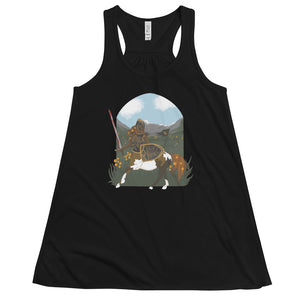 The Shield-Maiden- Flowy Racerback Tank