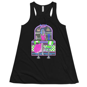 The Soda Jerk- Flowy Racerback Tank