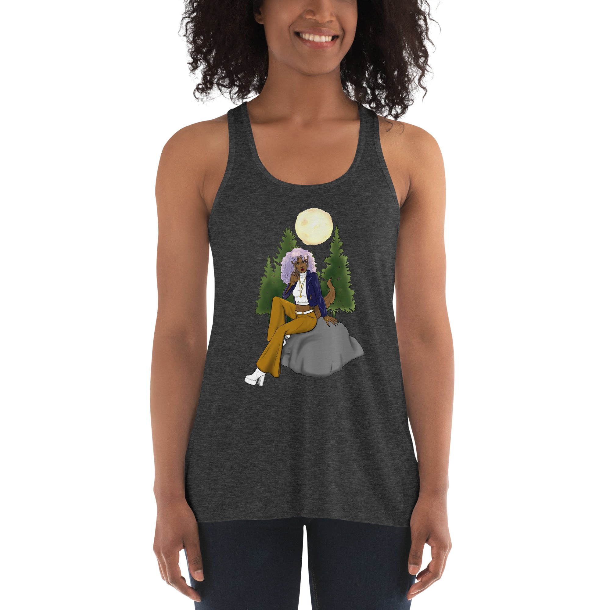 The Luna- Flowy Racerback Tank