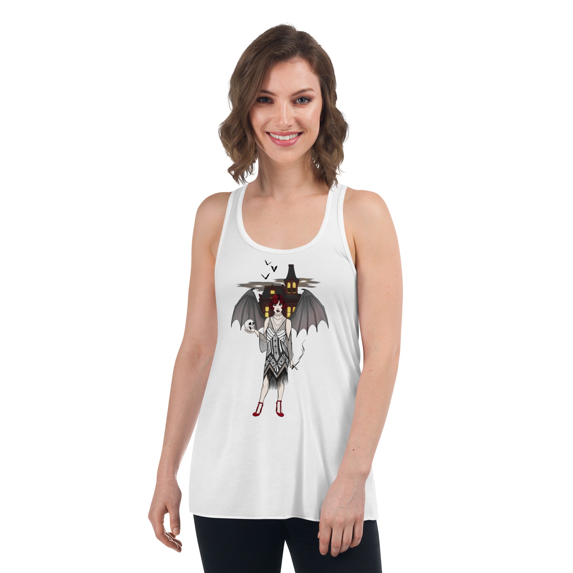 The Mistress- Flowy Racerback Tank