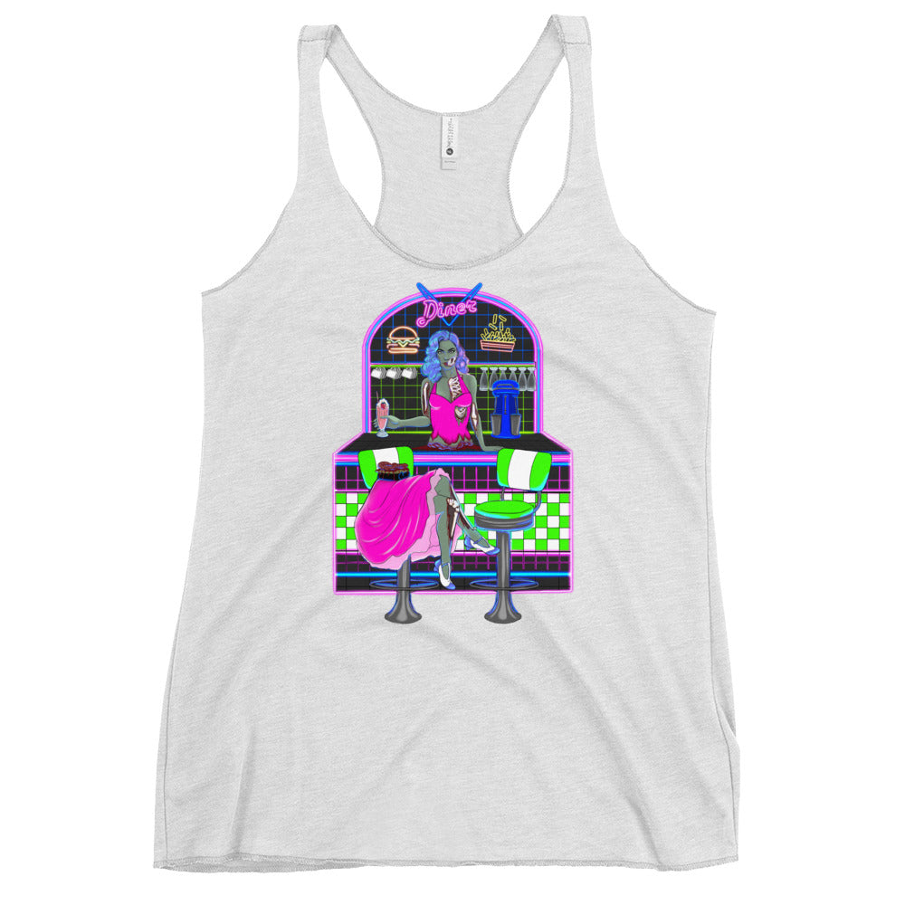 The Soda Jerk- Fitted Racerback Tank