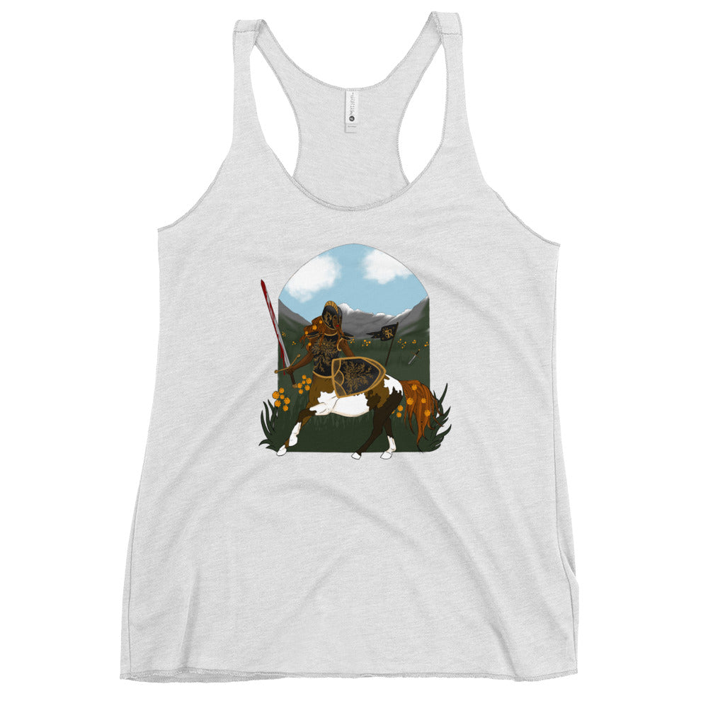 The Shield-Maiden: Fitted Racerback Tank