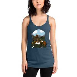The Shield-Maiden: Fitted Racerback Tank