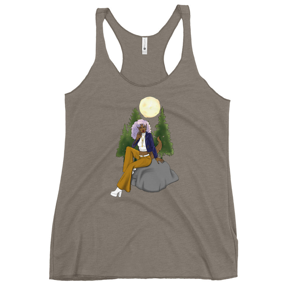 The Luna- Fitted Racerback Tank